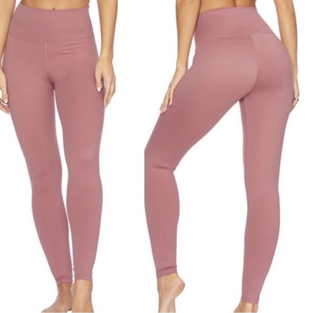 BEACH RIOT Sport High Waisted Leggings Sparkle Shine Mauve